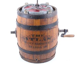 The Atlas Crunden- Martin Co. Butter Churn Barrel