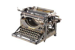 Underwood Standard Typewriter No.5 Circa 1917