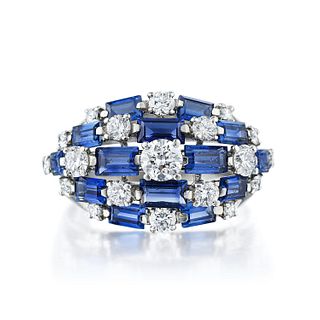 Oscar Heyman & Brothers Sapphire and Diamond Ring