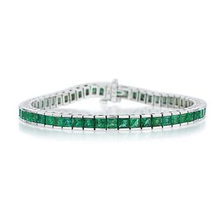 Emerald Line Bracelet
