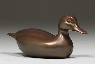 Vintage Bronze Duck