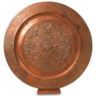 Mayan Calender Charger Plate