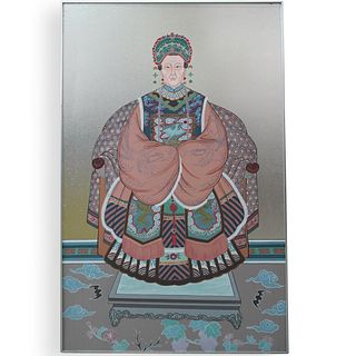 Maitland Smith Chinese Emperor Portrait