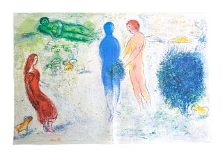 Marc Chagall Chloe's Judgement Lithograph