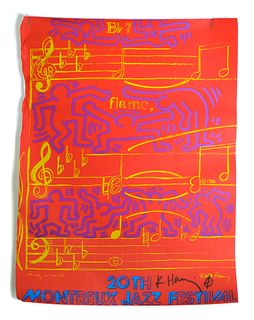 Warhol & Haring 20th Montreux Jazz Festival Signed