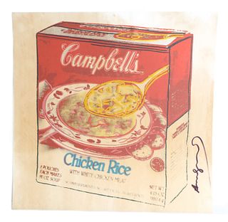 Andy Warhol, Campbell's Soup Box, Litho Signed