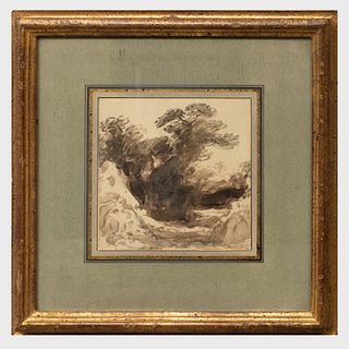 Attributed to John Varley (1778-1842): Landscape