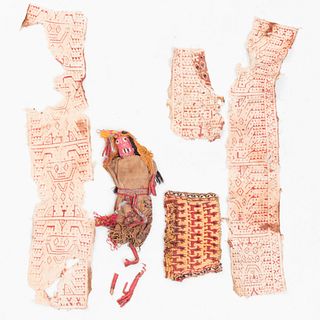 Group of Peruvian Textile Fragments