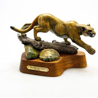 Bronze Wildlife Sculpture, North American Mountain Lion