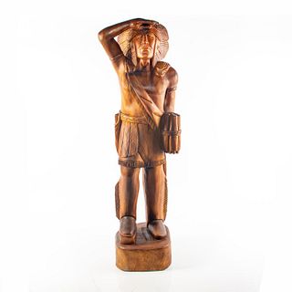 Wooden Cigar Store Native American Indian Statue