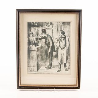Collector'S Guild Lithograph Print, Honore Daumier, Ami De Personne