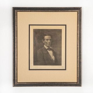 Gustav Kruell Abraham Lincoln Framed Image, 1891