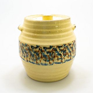 Beehive Ribbed Stoneware Covered Crock