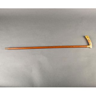 Vintage Bone Handled Walking Stick