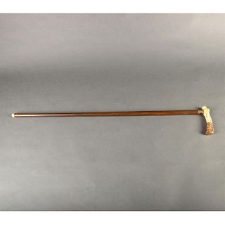 Vintage Bone Handled Walking Stick
