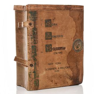 1898 Noah Webster'S Dictionary Book