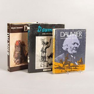 3 Collectors Books, Honore Daumier
