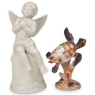 (2 Pc) Angle Bell & Sea Turtle Grouping