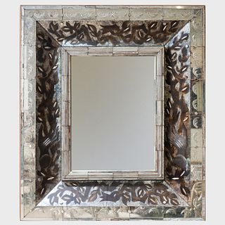 French Art Deco Verre Églomisé Mirror
