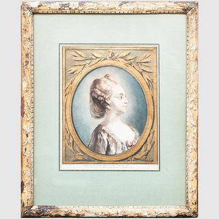 French School: Portrait of a Lady in Profile