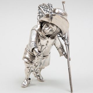Italian Silver Dwarf Figure