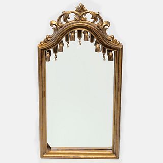 Spanish Rococo Style Giltwood Mirror