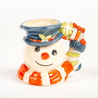 Doulton Character Jug, Christmas Stocking Snowman D7124