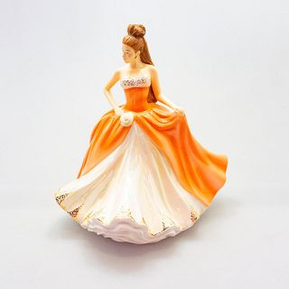 English Ladies Co. Porcelain Figurine, Amber