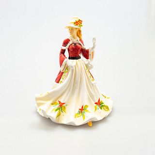 English Ladies Figurine, Seasons Greetings