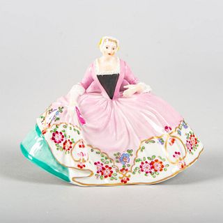 20th c. Ludwigsburg Style Porcelain Lady Figurine