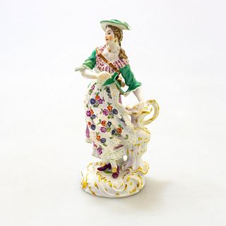Meissen Lady Figurine, Dancing Shepherdess