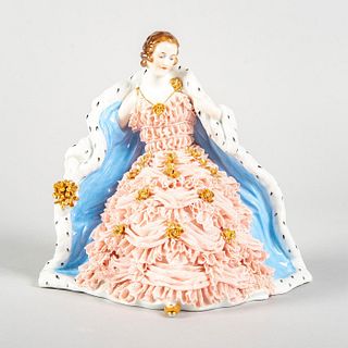 MV Irish Dresden Lace Lady Figurine