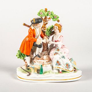 Scheibe Alsbach Porcelain Figure Group, Picnic Day
