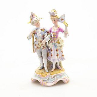 Vintage German Porcelain Figurine, Courting Couple