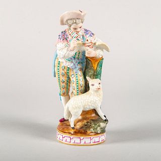 Vintage Meissen Porcelain Figurine, Boy With Love Letter