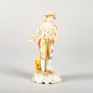 Vintage Porcelain French Colonial Style Man Figure