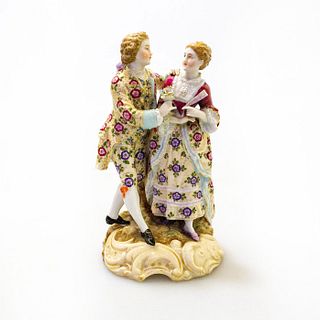 Vintage Volkstedt Figurine, Courting Couple