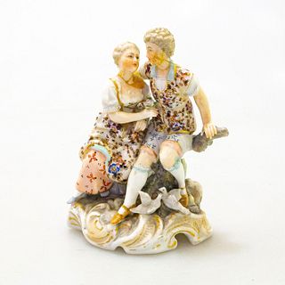 Volkstedt Porcelain Mini Figurine, Courting Couple