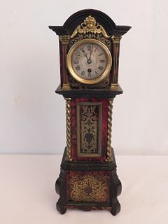 FRENCH BOULLE MINI TALL CLOCK