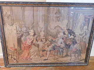 LARGE ANTIQUE CLASSICAL TAPESTRY