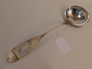 LARGE COIN SILVER LADLE - KENDRICK