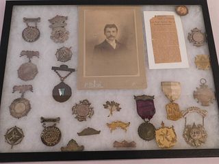 ATHLETE FRED CHITTICK MEDALS LOT 