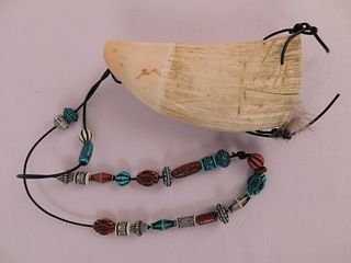 RAW WHALE TOOTH NECKLACE