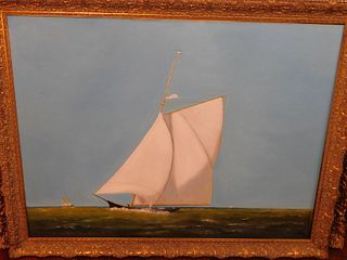 HOLLINGSWORTH PAINTING OF YACHT
