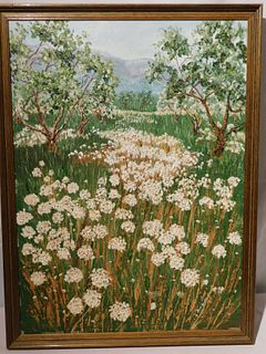 BARB DUNKLE PAINTING WILDFLOWERS