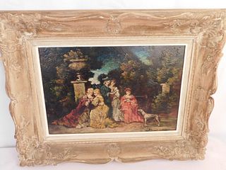 SIGNED 1956 IMPRESSIONIST PAINTING 