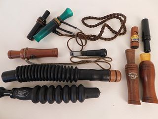 9 DUCK CALL WHISTLES
