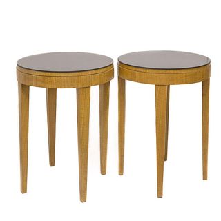 Mid Century Modern Round End Tables