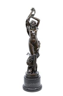 20th Century Bronze Figure of Dancer