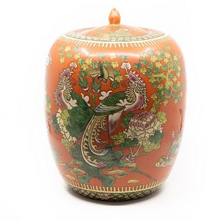 Early 20th century Chinese Lidded Jar Circa